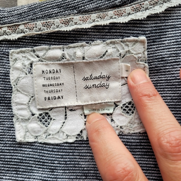 Anthropologie Saturday Sunday Desna Knit Dress, VGUC, Size S - Picture 7 of 8